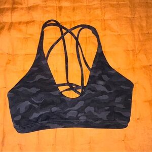 Lululemon bra, camo print, size 4